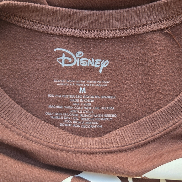 Disney Winnie the Pooh Brown Sweatshirt - Picture 5 of 5